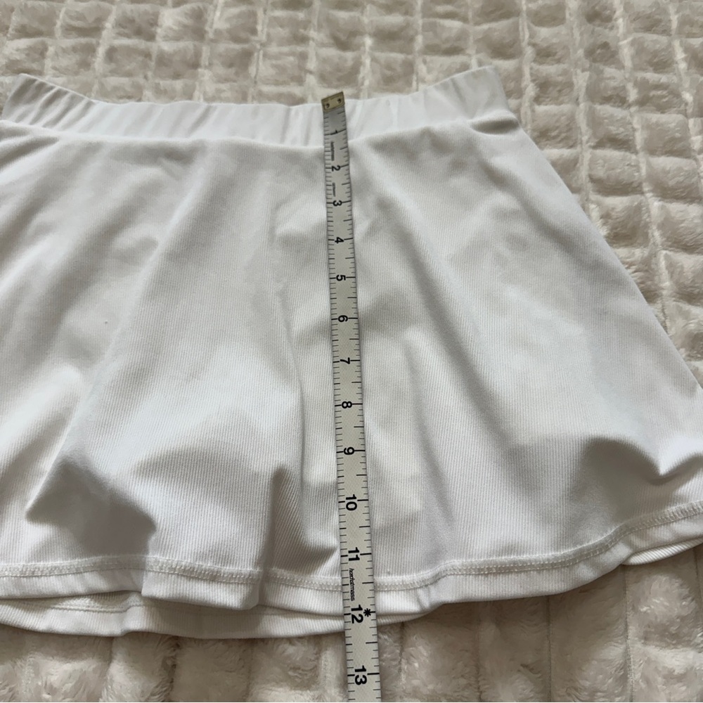 Varley Small White Skort Skirt ~ Lined Athletic Athleisure Tennis Pickleball - Picture 6 of 7